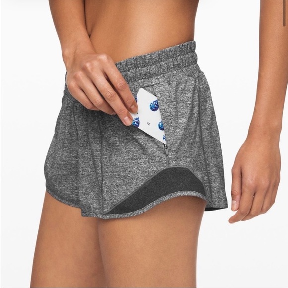 lululemon athletica Pants - Lululemon Hotty Hot Shorts 2.5 Inches Heather Grey